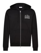 Triple Zipper Hoodie Tops Sweatshirts & Hoodies Hoodies Black Les Deux