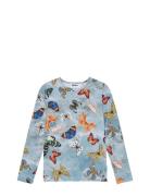 Rose Tops T-shirts Long-sleeved T-Skjorte Multi/patterned Molo