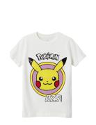 Nkfjunna Pokemon Ss Top Noos Sky Tops T-Kortærmet Skjorte White Name I...