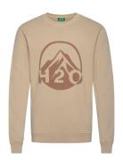 Lolland Sweat O'neck Tops Sweatshirts & Hoodies Sweatshirts Beige H2O