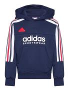 J Np Hoodie Tops Sweatshirts & Hoodies Hoodies Navy Adidas Sportswear