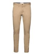 Slim Twill Chinos Bottoms Trousers Chinos Beige GANT