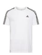 Essentials Single Jersey 3-Stripes T-Shirt Sport T-Kortærmet Skjorte W...