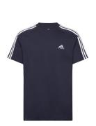 M 3S Sj T Sport T-Kortærmet Skjorte Navy Adidas Sportswear