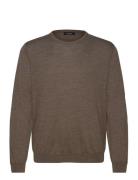 Margrate Tops Knitwear Round Necks Brown Matinique