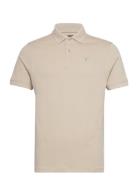 Barbour Og Sports Polo Designers Polos Short-sleeved Cream Barbour