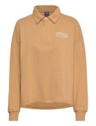 W. Rugby Sweat Tops T-shirts & Tops Polos Beige Svea