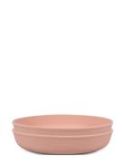 Silik Tallerken 2-Pak - Peach Home Meal Time Plates & Bowls Plates Pin...