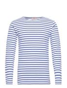 Breton Striped Shirt Designers T-Langærmet Skjorte Blue Armor Lux