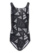 Aop Bars Suit G Sport Swimsuits Black Adidas Performance