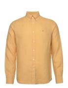 Douglas Linen Bd Shirt Tops Shirts Linen Shirts Yellow Morris