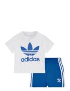 Short Tee Set Sport Sets With Short-sleeved T-shirt Blue Adidas Origin...