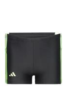 Adidas Colorblock 3-Stripes Swim Boxer Sport Swimshorts Black Adidas P...