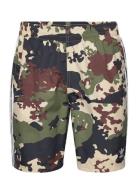 Camo Aop Swimsh Sport Shorts Khaki Green Adidas Performance