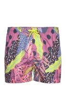 Mens Digital Printed Leisure 14" Watershort Sport Shorts Purple Speedo