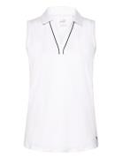 W Cloudspun Piped Sl Polo Tops T-shirts & Tops Polos White PUMA Golf