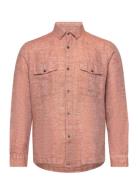 Maharosch Heritage Tops Shirts Linen Shirts Brown Matinique