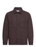 Whiting Overshirt Designers Overshirts Brown Wax London