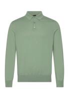 Gemello-P Tops Knitwear Long Sleeve Knitted Polos Green BOSS