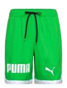 Puma Swim Men Loose Fit Shorts 1P Sport Shorts Green Puma Swim