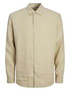 Jprcclawrence Linen Shirt L/S Sn Tops Shirts Linen Shirts Beige Jack &...