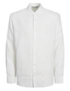 Jprcclawrence Linen Shirt L/S Sn Tops Shirts Linen Shirts White Jack &...