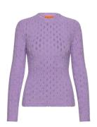Sgjuno, 1996 Fluffy Jersey Designers Knitwear Jumpers Purple STINE GOY...