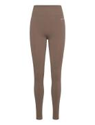 Cattiasw Leggings Bottoms Running-training Tights Brown Sofie Schnoor