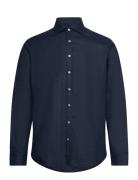 Bs Butkus Casual Modern Fit Shirt Tops Shirts Linen Shirts Navy Bruun ...