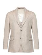 Ferry Soft Blazer Designers Blazers Single Breasted Blazers Beige Osca...