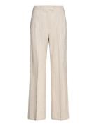 Elle Linen Trousers Bottoms Trousers Linen Trousers Beige Marville Roa...