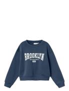 Nkfniknaks Ls Short Rlx Sweat Bru Tops Sweatshirts & Hoodies Sweatshir...