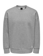 Onsdan Life Rlx Heavy Sweat Crew Tops Sweatshirts & Hoodies Sweatshirt...