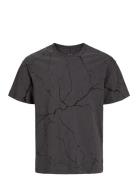 Jjkey Loose Cotton Tee Ss Crew Ln Jnr Tops T-Kortærmet Skjorte Black J...