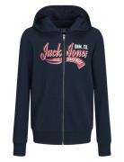 Jjelogo Sweat Zip 2Col Ss24 Noos Jnr Tops Sweatshirts & Hoodies Hoodie...