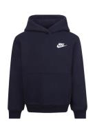 Nkn N Nsw Club Fleece Lbr Po Tops Sweatshirts & Hoodies Hoodies Black ...