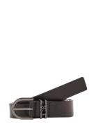 Ck Loop Rnd Buckle Belt 2.5Cm Bælte Black Calvin Klein