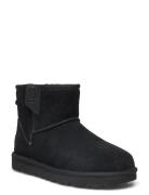 W Classic Mini B Zip Shoes Wintershoes Black UGG