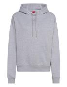 Delfinia Tops Sweatshirts & Hoodies Hoodies Grey HUGO