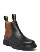 Booties - Flat - With Elastic Boots Støvler Black ANGULUS