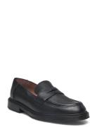 Ned Loafers Flade Sko Black Wonders