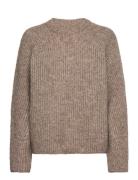 Nuzindi Pullover - Noos Tops Knitwear Jumpers Beige Nümph