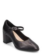 Freva55 Strap D Shoes Heels Pumps Classic Black Clarks