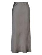 Cc Heart Skyler Mid-Length Skirt Knælang Nederdel Grey Coster Copenhag...