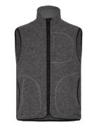 Duncan Wool Fleece Vest Vest Grey J. Lindeberg