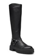 Glimmer Boots Lange Støvler Black Steve Madden