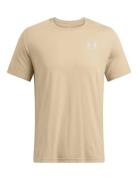 Ua M Sportstyle Lc Ss Sport T-Kortærmet Skjorte Beige Under Armour