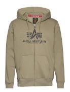 Basic Zip Hoodie Designers Sweatshirts & Hoodies Hoodies Khaki Green A...