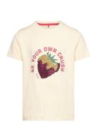 Tnloppy S_S Tee Tops T-Kortærmet Skjorte Cream The New
