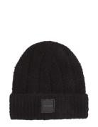 Modern Patch Chunky Beanie Accessories Headwear Beanies Black Calvin K...